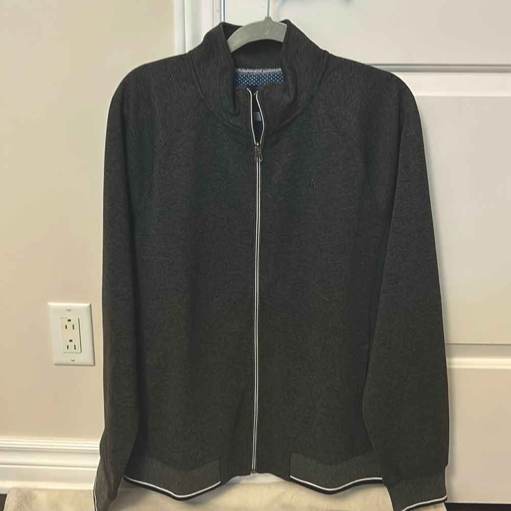 Men’s Robert Graham full zip sweater/sweatshirt. Size L